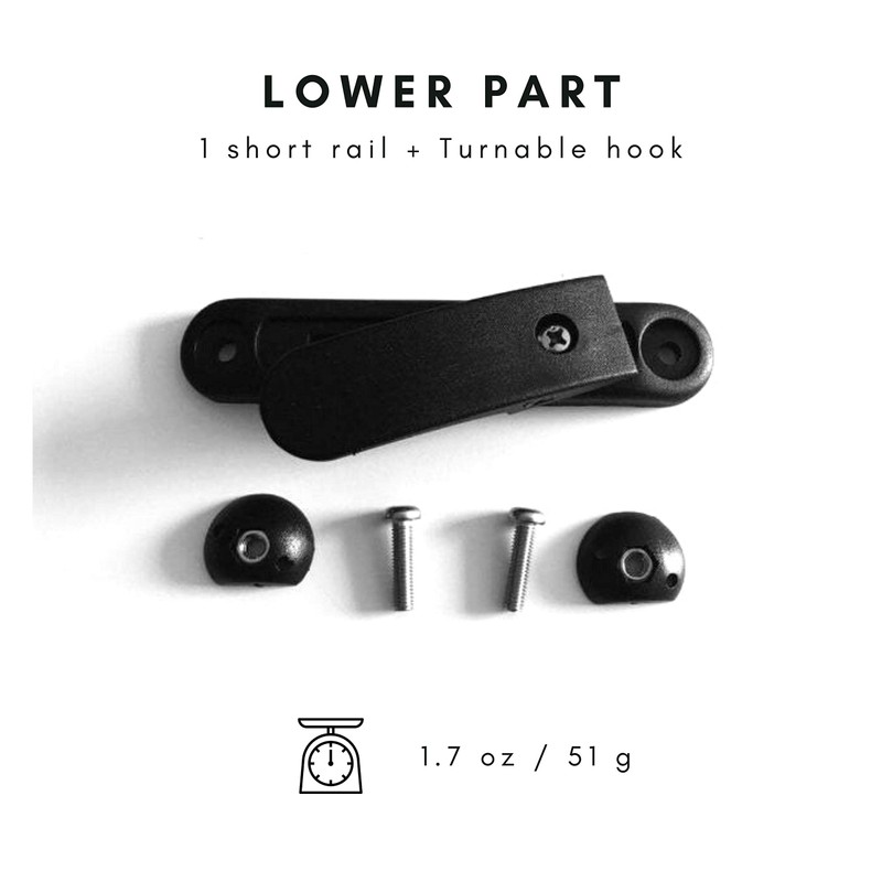 Vincita Bicycle Rack Hardware Kit - Turn Any Bag Into