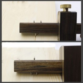 Wood Marking Gauge Wood Scraper Scribe Mortice Gauge Marking Mortise Gauge Woodworking Measuring Tool (2#)