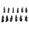Set of 12 Medieval Armored Cavalry Horse Knights in Suit