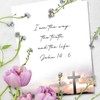 Ceiba Tree 50 Sheets Religious Stationery Paper Easter Printable Writing