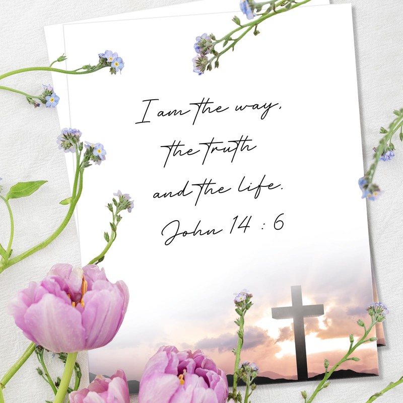 Ceiba Tree 50 Sheets Religious Stationery Paper Easter Printable Writing