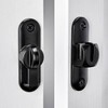 INIRET 3 Packs Black Barn Door Latches,90/180 Degree Gate Lock,Flip