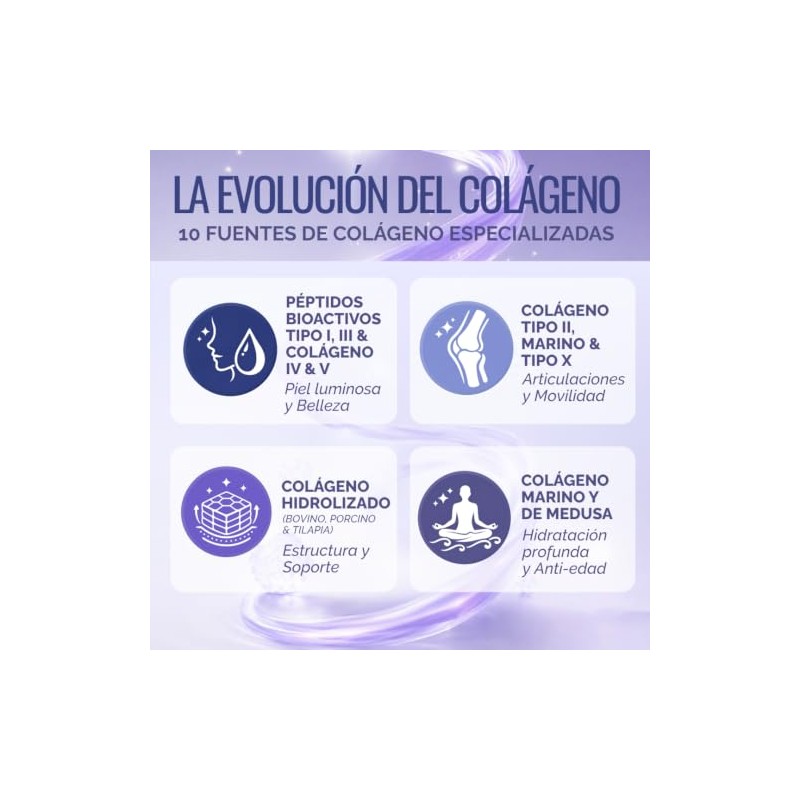 OBY Colágeno Hidrolizado 10 Fuentes con Resveratrol y Biotina Polvo