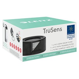 Leitz TruSens Replacement 2-in-1 H13 HEPA Filter according to EN 1822 for Leitz TruSens Z-1000 Air Purifier, Removes Viruses, Allergens, Pet Hair, Dust, Bacteria, Odours and Smoke, 2415141