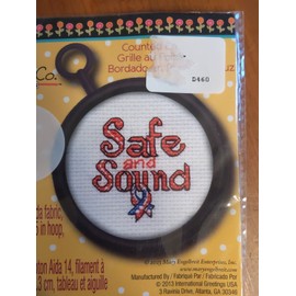 Mary Engelbreit Studio 8 Mary & Co Counted Cross Stitch Kit 2013 Engelbreit 3.25" Hoop Frame