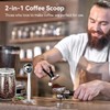 ZPSHYD Versatile 2-in-1 Stainless Steel Espresso Tamper and Coffee Measuring