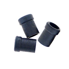 The Big Easy Pipe Accessories Rubber Pipe Bits-50/Bag-P864, Black, 50 Count