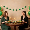 St. Patrick's Day Garland, Lucky Four Leaf Clover Banner with