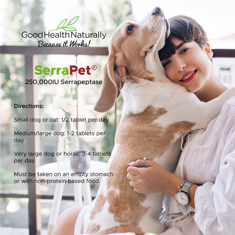 SerraPet Serrapeptase 250,000IU 90 Tablets