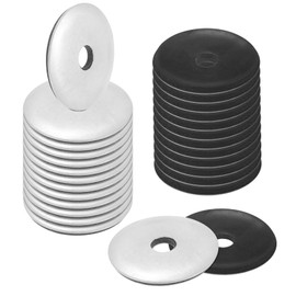 M METERXITY 80-Pack EPDM Bonded Sealing Rubber Washers, 304 Stainless Steel 1/4" x 1-3/16"OD Neoprene Rubber Washers Gasket for Bolts/Screws/Machinery/Ships/Roof