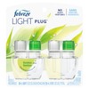Febreze LIGHT Fade Defy PLUG Air Freshener, Bamboo, (2) .87