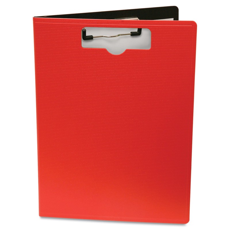Baumgartens 61632 Portfolio Clipboard with Low-Profile Clip, 1/2" Capacity, 8
