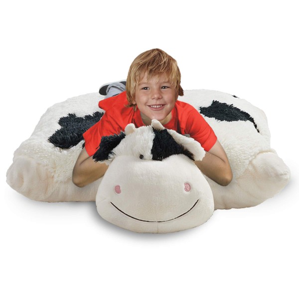 Pillow Pets Originals Cozy Cow Jumboz - Extra Big Stuffed Animal Plush Toy