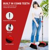2-Pack is More economical,Brooms with Dustpan Combo Set， with 52"