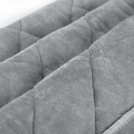 smotrcc Universal Waterproof Heavy Duty Golf Cart Seat Cover - Gray, Cotton, for Club Car DS Precedent EZGO TXT RXV, 2-Person Seats with Armrests