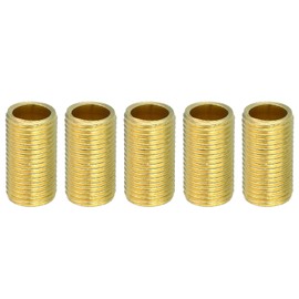 PATIKIL M10 Lamp Tube 5 Pieces 15 mm with Hollow Connector
