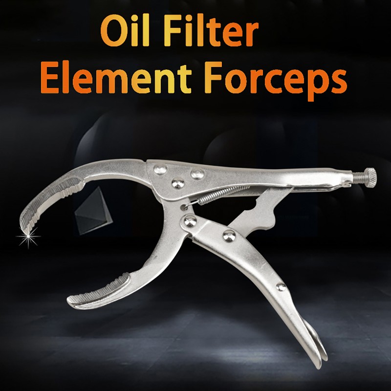 Oil Filter Wrench Carbon Steel Adjustable Oil Filter Pliers Oil