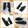 Mid Frame Air Deflector Windshield Heat Deflectors Fit for Harley