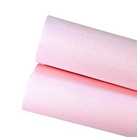2 Sheets of Pink 11 Count Aida Cloth – 18 x 18 Inch Pre-Cut Fabric Squares – Cross Stitch Fabric – 100% Cotton – Ideal for Needlework & Embroidery – The Knotty Unicorn