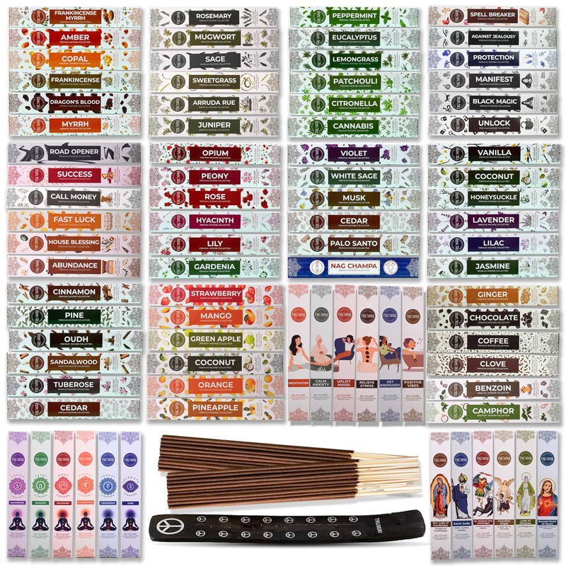 Trumiri Incense Sticks - Insence-Sticks - 12 Random Scents Variety