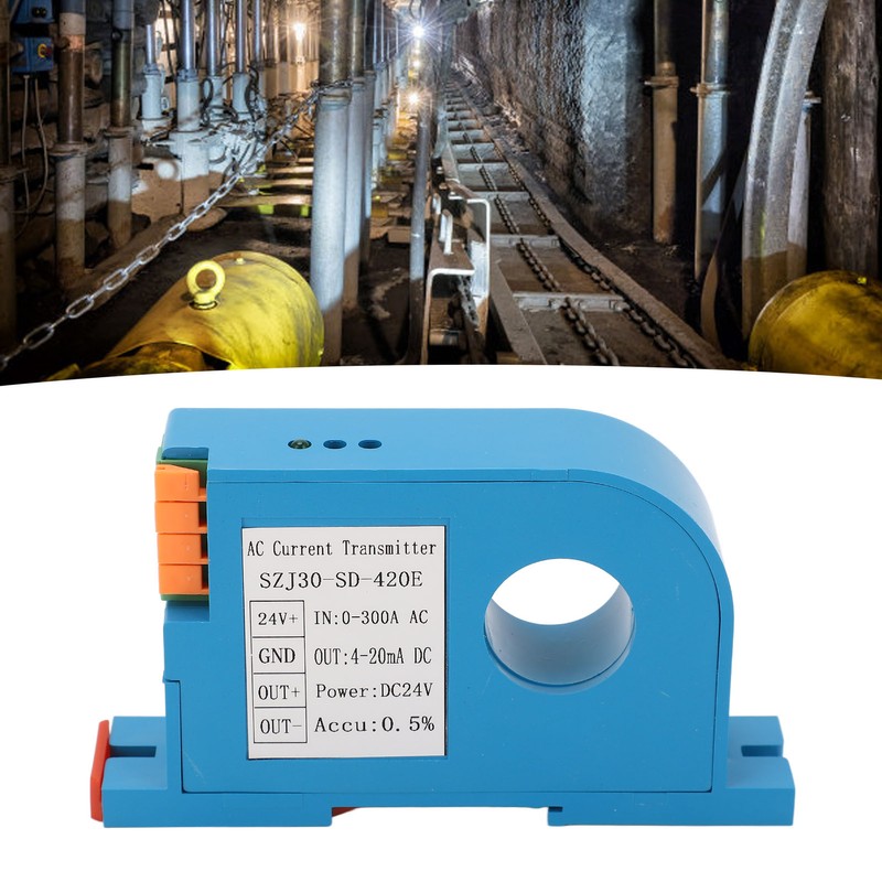 AC Current Transmitter 1 Phase 4‑20mA DC Output Current Transducer