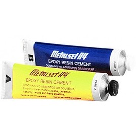 METALSET A4 Aluminum Filled EPOXY Adhesive 11 Ounce