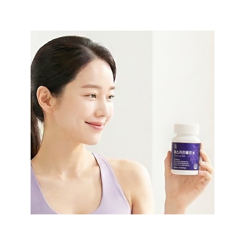 Geongangmeogeum 하스카프 베리 유기농 동결건조 안토시아닌 C3G 정 식약처인증 1병(60정)