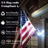 Flag Light Solar Powered,2 in 1 Brightest Led Flagpole Lights