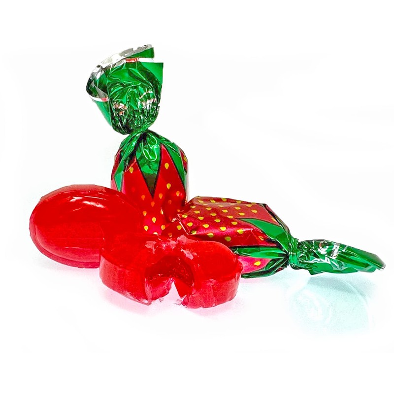 SweetGourmet Strawberry Bon Bons Buds Filled Hard Candy | 1