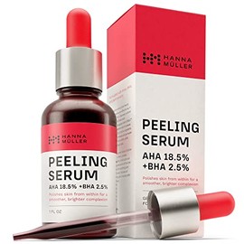 ðªðð¡ð¡ðð¥ ð®ð¬ð®ð¯* AHA BHA - AHA 18.5% + BHA 2.5% Chemical Peel Solution, AHA BHA Exfoliant for face W/NANO-STABLEâ¢- AHA BHA Peeling Solution for Fine Lines & Wrinkles - Exfoliant Peel 1 Fl Oz