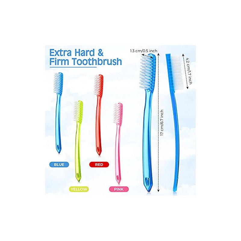 Cepillo de dientes extra duro y firme, cepillo de dientes