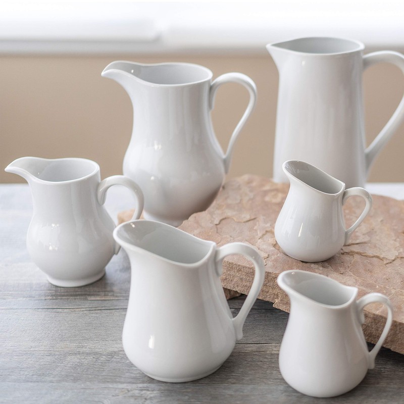 BIA Cordon Bleu Porcelain Serving Pitchers, One Size, White (902065S1SIOC)