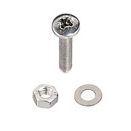 Holt A4 Stainless Steel Pozi Pan Head Machine Screws/Bolts M5 x 45 mm