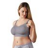 Bravado! Seamless Silk Nursing Bra 1401, silver
