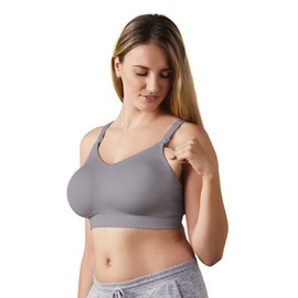 Bravado! Seamless Silk Nursing Bra 1401, silver