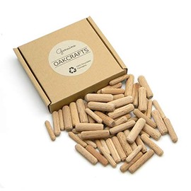 Pack of 60 Premium Quality Furniture Repair Hardwood Dowel Pins - Assorted Sizes