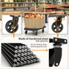 Platform Truck Foldable Push Cart Dolly 330lb Weight Capacity, Adjustable