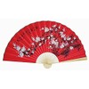 1 X Large 35" Folding Wall Fan - Prosperity Blossoms