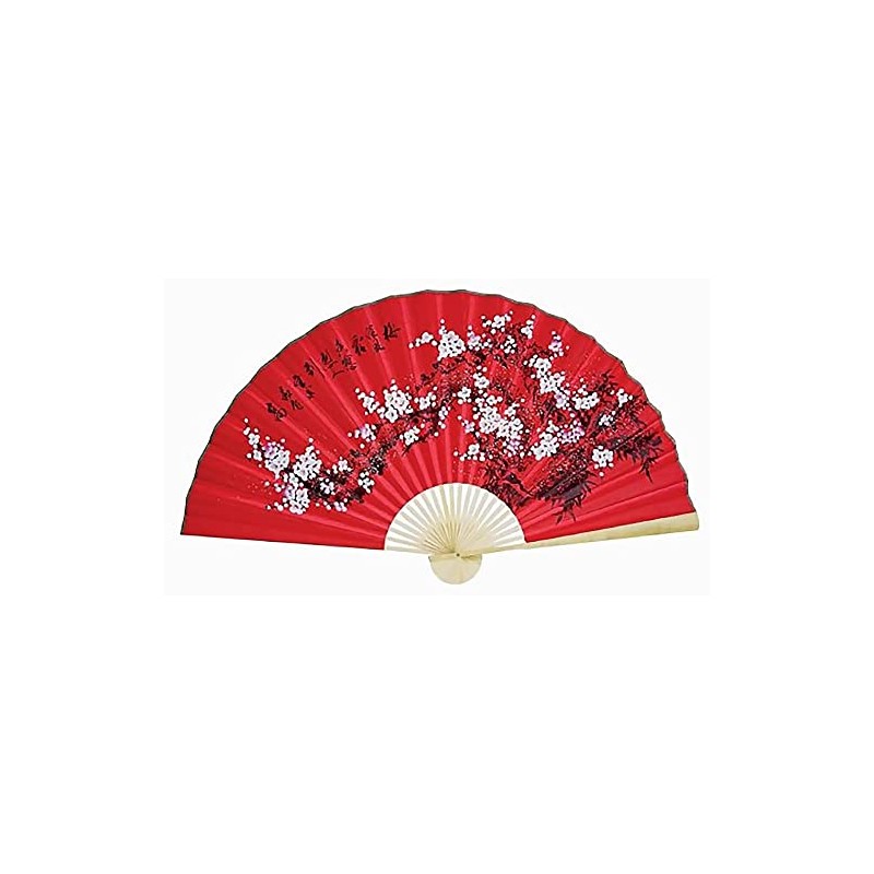 1 X Large 35" Folding Wall Fan - Prosperity Blossoms