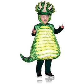 UNDERWRAPS Toddler's Dinosaur Triceratops Printed Belly Babies Costume