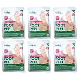 Derma V10 Exfoliating Foot Peel Tea Tree & Peppermint Removes Dead Skin After 7 Days