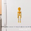 3D Printed Skeleton Refrigerator Magnets - 2Pack Decorative Skull Fridge