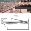 30 Pcs Hidden Gutter Hangers 5 Inch - Aluminum Gutter