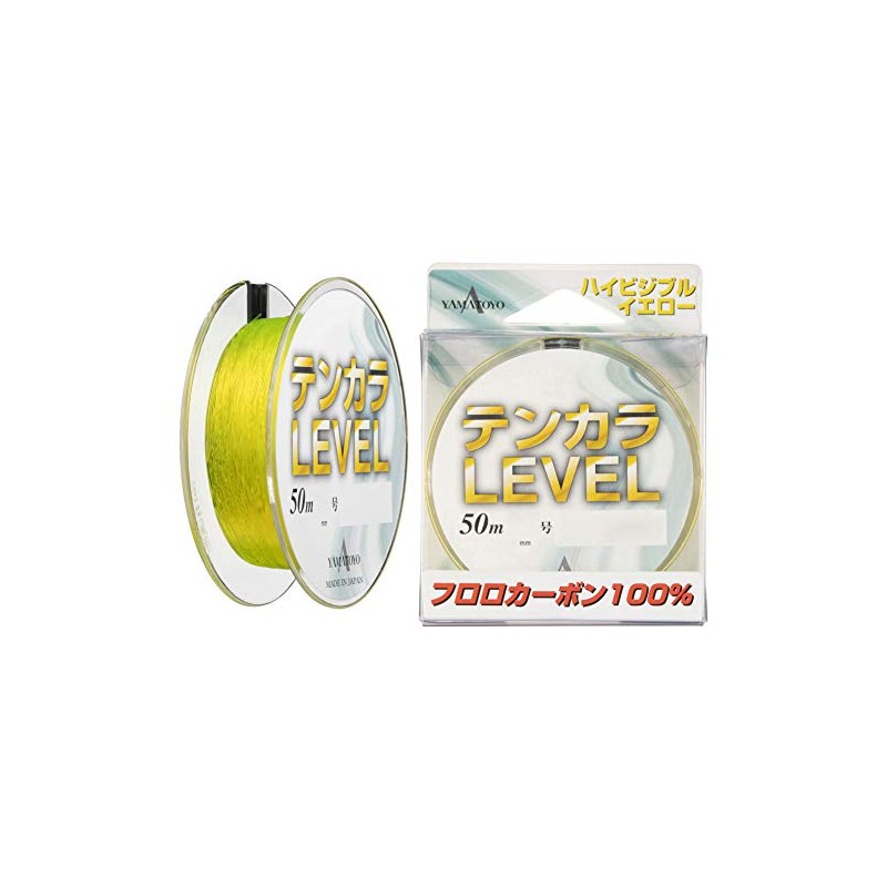 YAMATOYO Tenkara Line, Tenkara Level, Fluorocarbon 164.4 ft (50 m),