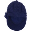 BYOS - Gorro de invierno para mujer, forro polar, elegante,
