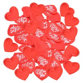 140Pcs Valentine'S Day Heart Shaped Petals, Heart Shaped Confetti, Heart Shaped Decoration, Valentine'S Day Decoration, Heart Shaped Decoration For Wedding, Large Heart Shaped Decoration