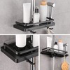 Hoomtaook Shower Shelf for Shower Rail Shower Caddy No Drilling