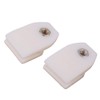 HERIS 2pcs Window Door Glass Channel Clips Sash Pivot Fits