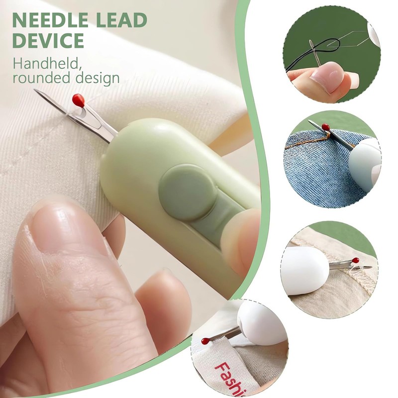 Upgraded 3 in 1 Automatic Needle Threaders Seam Ripper, 2