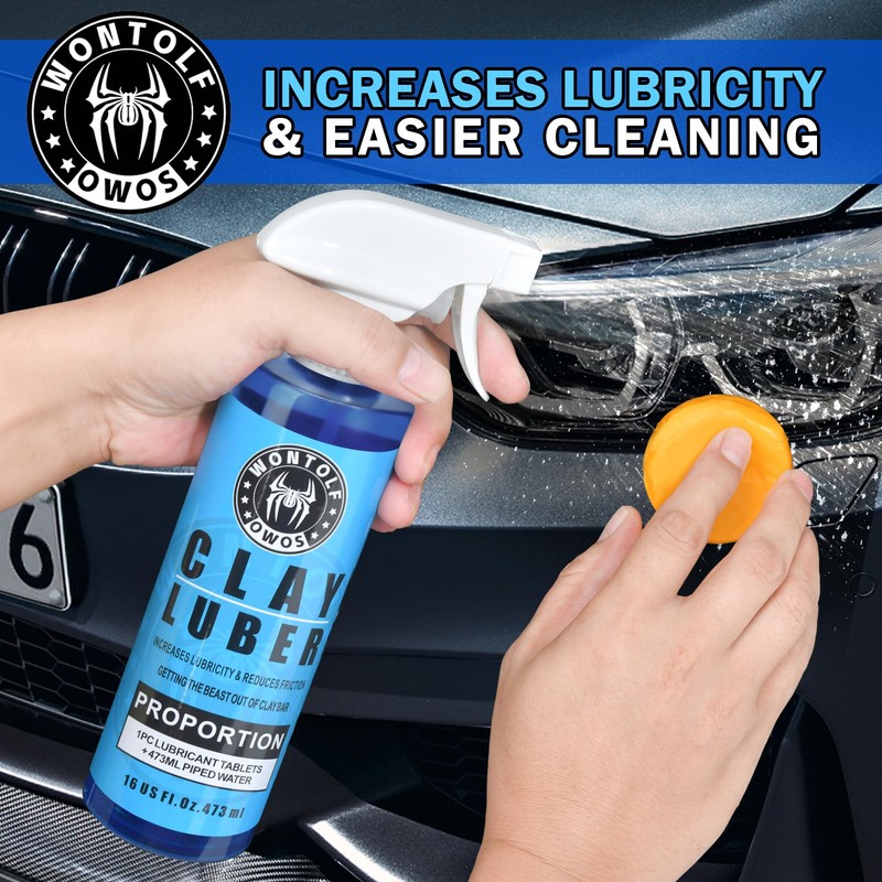 Wontolf Car Clay Bars Auto Detailing and Clay Luber Synthetic